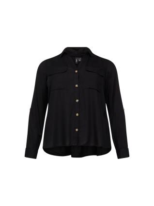 Vero Moda Curve Blusa 'BUMPY'  preto