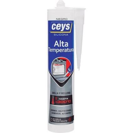 Ceys Sella High Temperature Silicone Sealant 280 Ml Preto