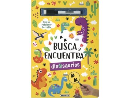 Livro Busca Y Encuentra Los Dinosaurios de Ediciones, Susaeta (Castelhano)