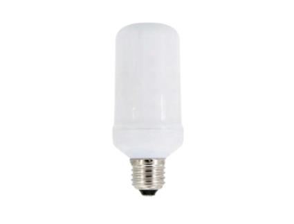 Lâmpada LED 5W E27 Chama Efeito Luz Quente 1300K Luz para Baixo -Up