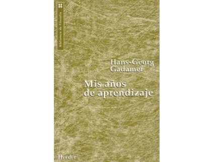 Livro Mis Años De Aprendizaje de Gadamer, Hans-Georg (Castelhano)