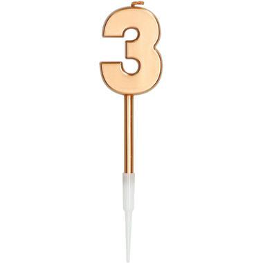 Vela Metallic Nº 3 - Bronze