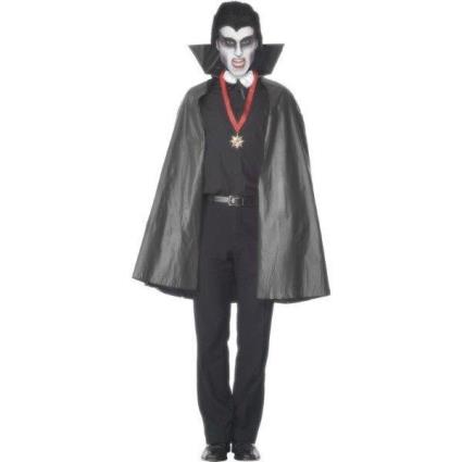 Capa Vampiro Pvc Com Colarinho