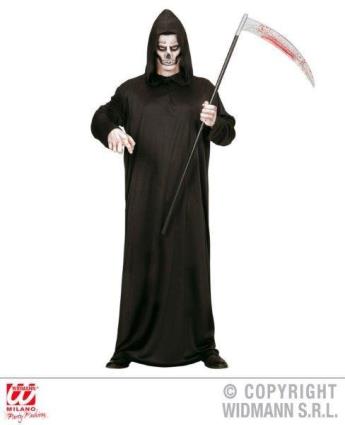 Capa Com Capuz Ceifeiro Da Morte - Tamanho S