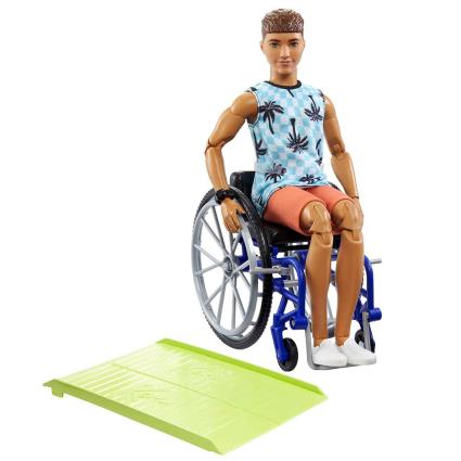 Barbie Ken Fashionista With Wheelchair Doll