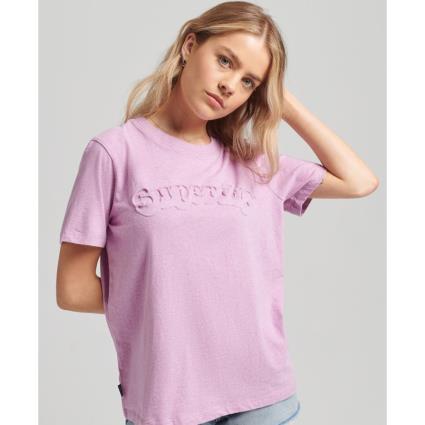Superdry Vintage Cooper Emboss T-shirt Rosa L Mulher