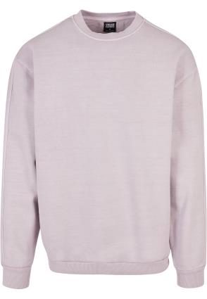 Urban Classics Sweatshirt 'Heavy Terry Garment Dye Crew'  roxo claro
