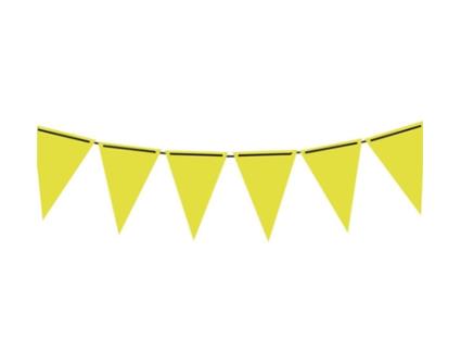 Adereço GUIRCA Galhardete Neon Papel Amarelo 300 Cm 19X27 Cm