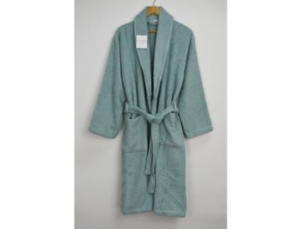 Roupão de Banho Premium VIDAL HOME 100% Algodão 400 Gr (XL - Verde)