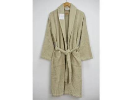 Roupão de Banho Premium VIDAL HOME 100% Algodão 400 Gr (XL - Taupe)