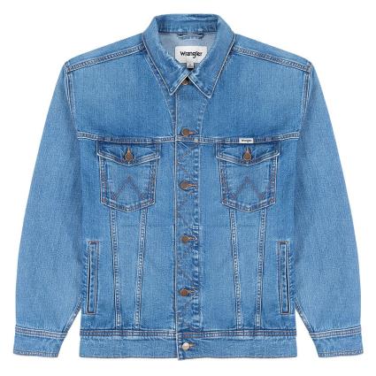 Wrangler Anti Fit Relaxed Denim Jacket  L Homem