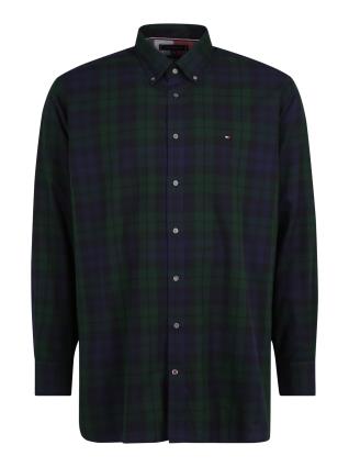 Tommy Hilfiger Big & Tall Camisa  castanho escuro / verde escuro / vermelho / branco