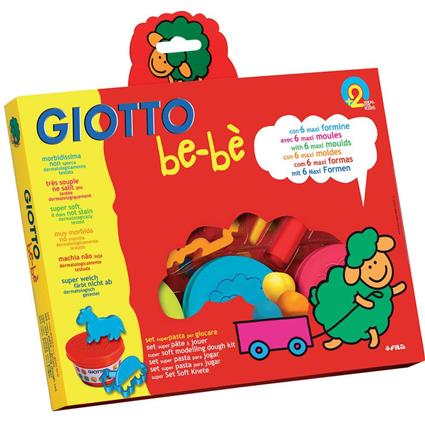 Conjunto Pastas de Modelar e Acessórios Be-Bè, 3 Cores