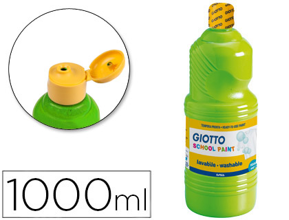 Guache Escolar 1000mL Cor: Verde