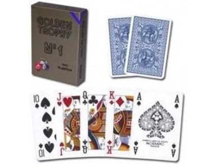 Baralho de Cartas  Golden Trophy Pl Blue (Azul - Inglês)