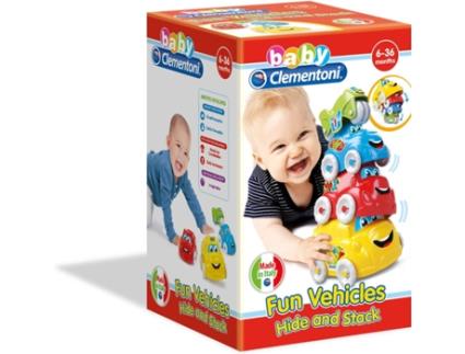 Veículos Empilháveis Divertidos - Baby Clementoni
