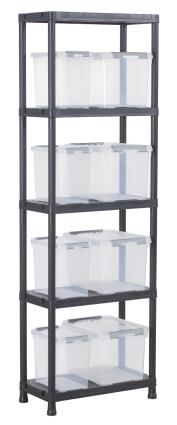 Estante de plástico UNIVERSAL 180X60X30 25KG