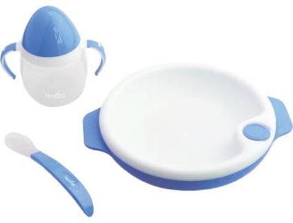 Conjunto de Alimentação  Azul Bebé (6m +)