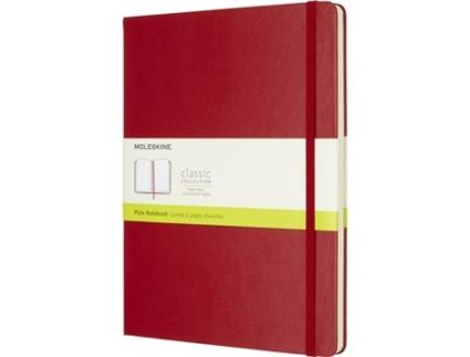 Bloco de Notas  Hardcover Vermelho (Liso)