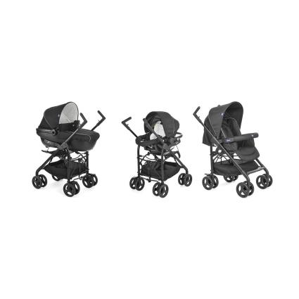 Carrinho de bebé Pack Trio Sprint, preto