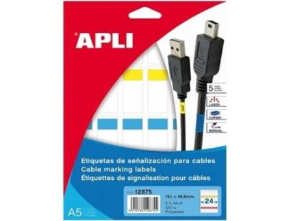 Etiquetas de Sinalização  para Cabos 19 x 48.8