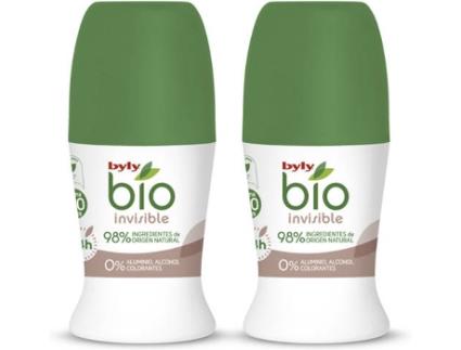 Desodorizante Roll-On BIO NATURAL 0% INVISIBLE  (2 pcs)