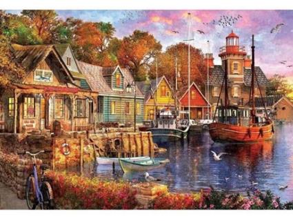 Puzzle Atardecer No Porto 5000 Peças