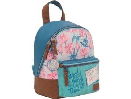 Mochila  Tandem Miss epoque Azul Claro (22x26x10cm)
