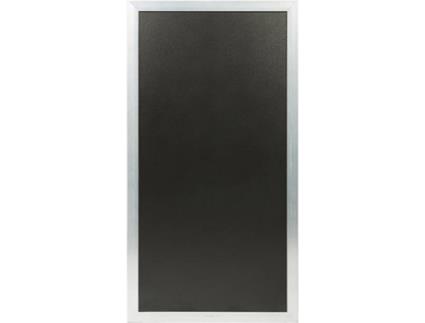 Quadro de Ardósia  Multiboard Prateado (114 x 60 x 11.7 cm)