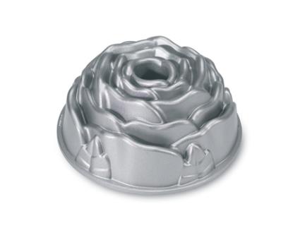 Forma Bundt Nordic Ware Rose Prata