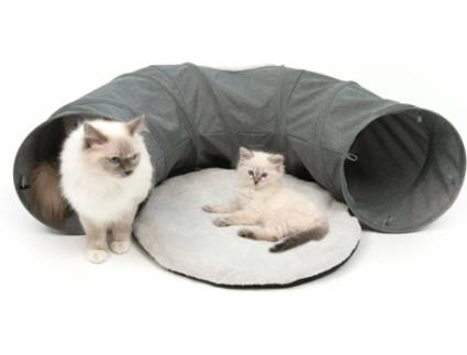 Túnel para Gatos  (Cinzento - 68x97x28cm)