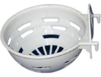 Casa para Aves  Com Grampos (Branco - 12cm - Plástico)