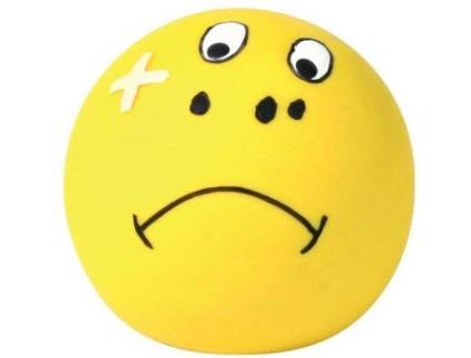 Bola para Cães  Smileys (6 cm - Látex)
