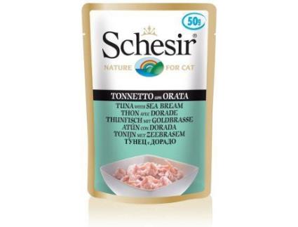 Ração para Gatos  (50 g - Húmida - Sabor: Atum com Dourada)