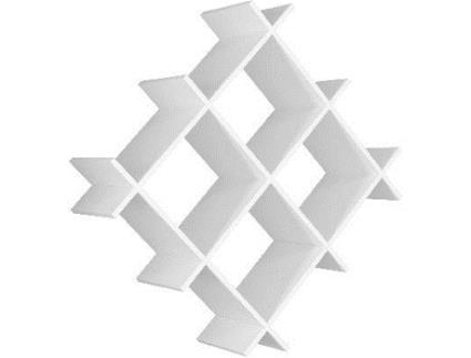 Prateleira  Farley Branco (Aglomerado Melamina - 75x27x75 cm)