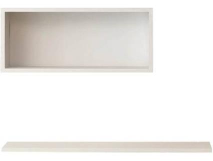 Prateleira  Felicita Branco (Aglomerado Melamina - 80x18x1.8 cm)