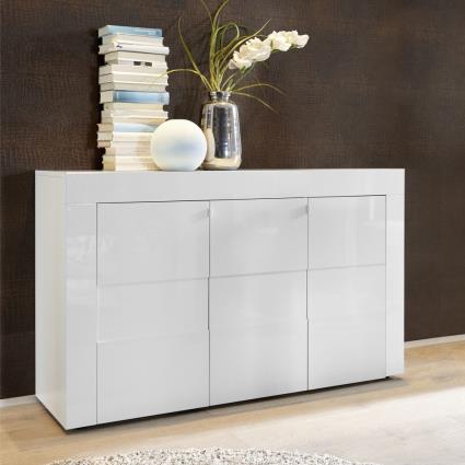 Aparador EASY 3 portas Branco Brilho