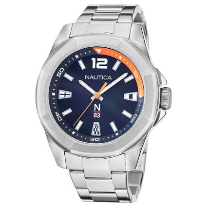 Nautica Watches Naptbf103 Watch Prateado