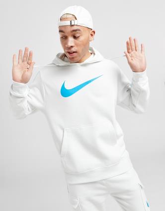 Nike Repeat Swoosh Hoodie - Only at JD - Branco - Mens, Branco