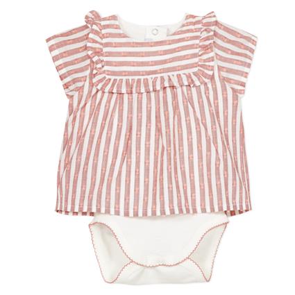 Absorba  Pijamas / Camisas de dormir KYRAN  Laranja Disponível em tamanho para rapariga. 24 mois,12 mois.Criança > Roupa Interior > Pijamas
