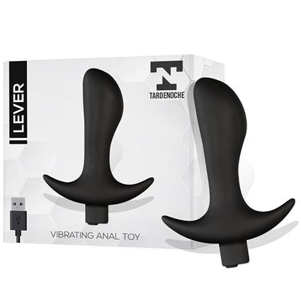 Alavanca Plugue Anal com Vibração USB Silicone