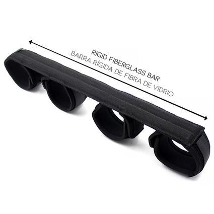 Barra de espaço com barra rígida e algemas de esponja