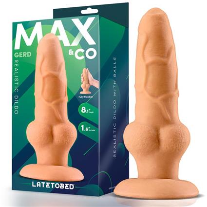 Dildo Realista Gerd com Testículos 8.1 Natural
