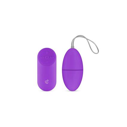 Ovo vibratório de controle remoto roxo