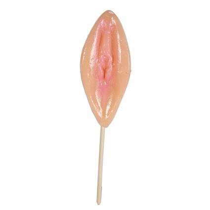 Pirulito de vagina sabor morango