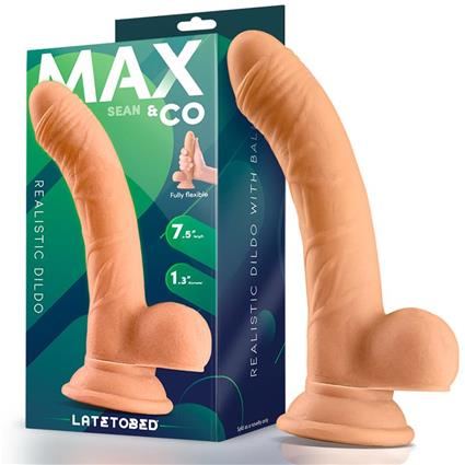 Sean Dildo Realista com Testículos 7.5 Natural