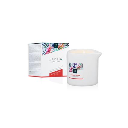Vela de Massagem Exótica Baunilha e Âmbar 200g