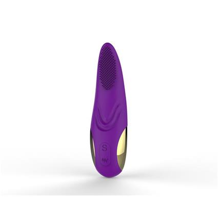 Vibrador de silicone líquido roxo Ainol 25 x 3,2 cm