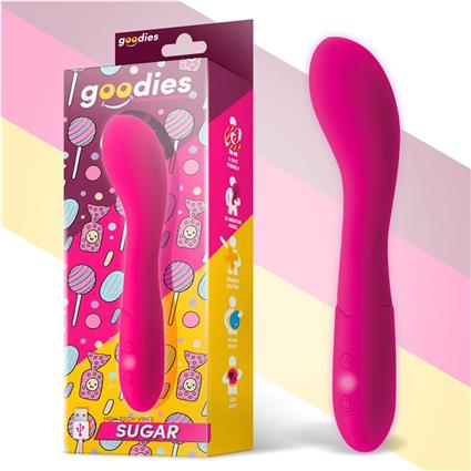 Sugar USB G Spot Vibrador Silicone Fushia