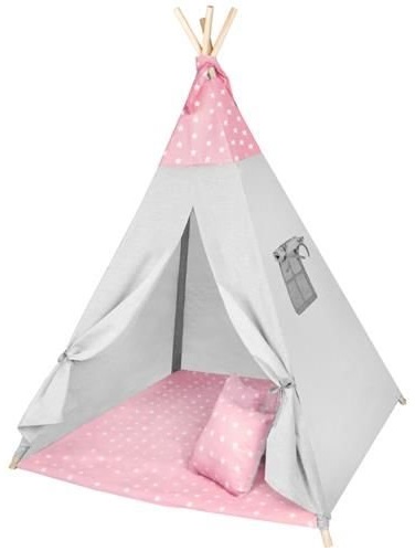 Tenda c/ Estrelas p/ Criança (Rosa)